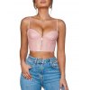 EMMIOL Hosenträger Reißverschluss Bustier Top