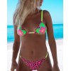 EMMIOL Bikini De Triángulo De Neón De Camuflaje