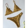 EMMIOL Polka Dot Print Dreieck Micro Bikini