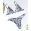 EMMIOL Polka Dot Print Dreieck Micro Bikini