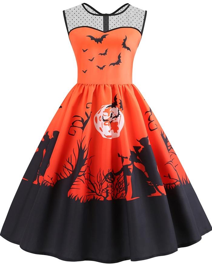 EMMIOL Halloween Print Dress