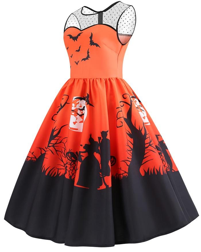EMMIOL Halloween Print Dress