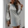 EMMIOL Vestido jersey de punto con manga farol