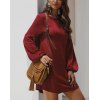 EMMIOL Vestido jersey de punto con manga farol