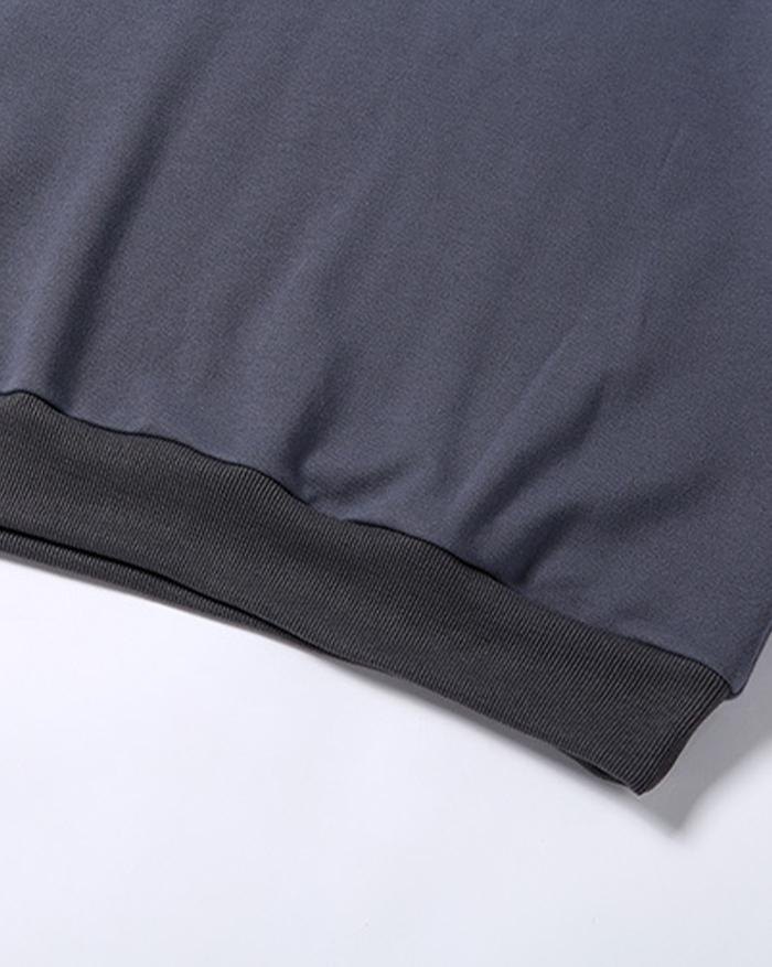 EMMIOL Angel Print Long Sleeve Sweatshirt