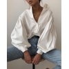 EMMIOL Camicia ampia a maniche lunghe con lanterna