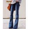 EMMIOL Mid Waist Skinny Flared Jeans