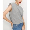 EMMIOL Ärmelloses Schulterpolster-Tanktop