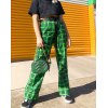 EMMIOL Pantalones anchos de cuadros