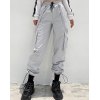 EMMIOL Pantalones cargo con cordones y bolsillos