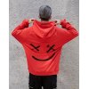 EMMIOL Sudadera con capucha Graffiti Smiley Demon Stitching para hombre