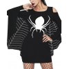 EMMIOL Halloween Spider Print Mini Dress