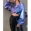 EMMIOL Chaqueta con capucha reflectante láser