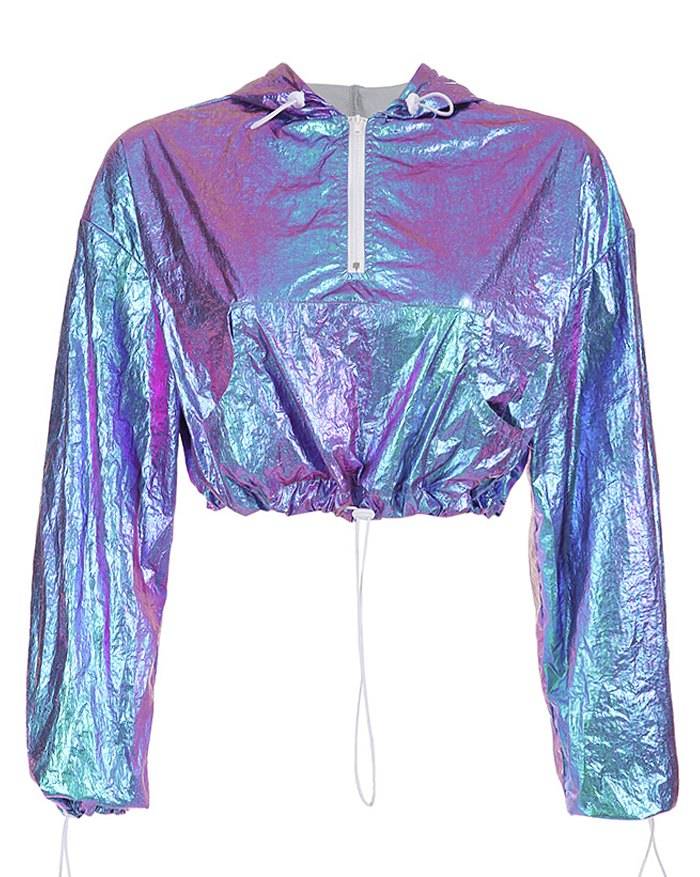 EMMIOL Chaqueta con capucha reflectante láser