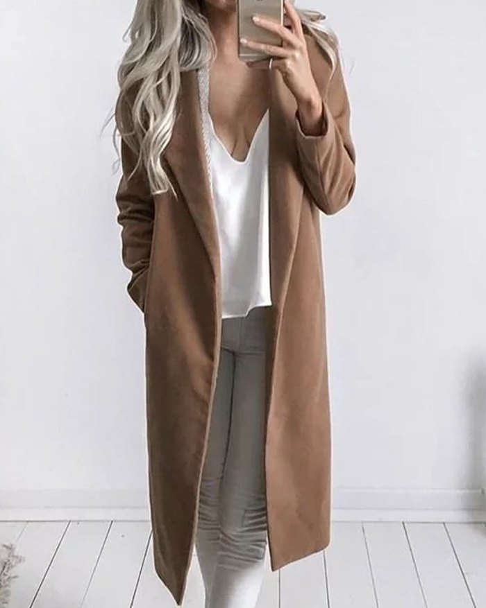 EMMIOL Gabardina marrón