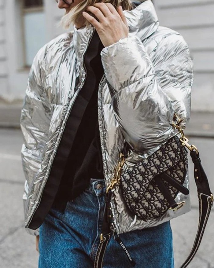 EMMIOL Puffer Jacket Hooded Puffer Jacket