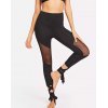 EMMIOL Mesh Stitching Lace-up Legging