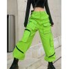 EMMIOL Pantalones cargo de rayas reflectantes