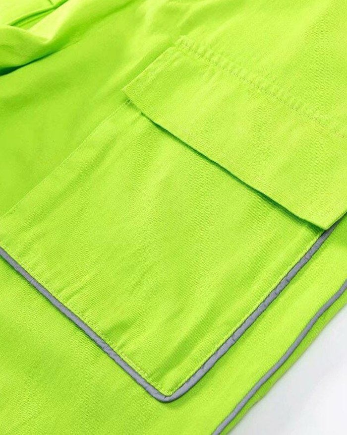 EMMIOL Pantalones cargo de rayas reflectantes