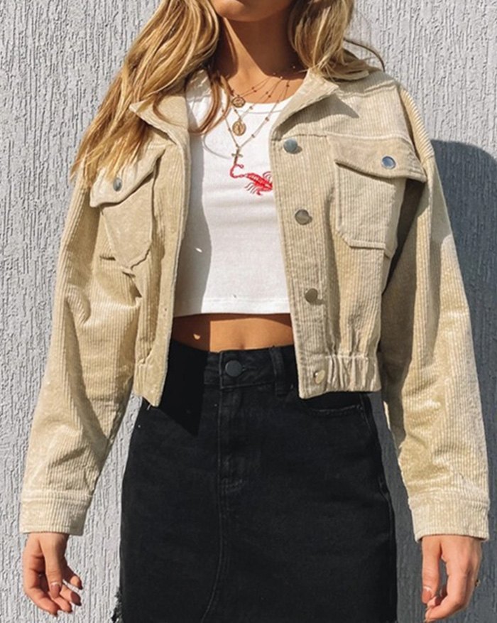 EMMIOL Revers Cordjacke