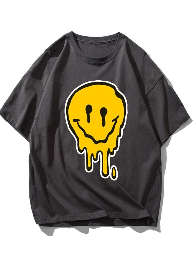 EMMIOL Men's Smile Print Tee