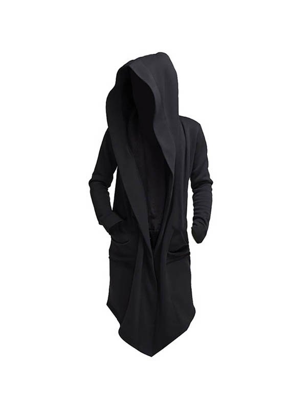 Emmiol Free shipping 2024 Men's Cloak Hoodie Black XL in Hoodies online
