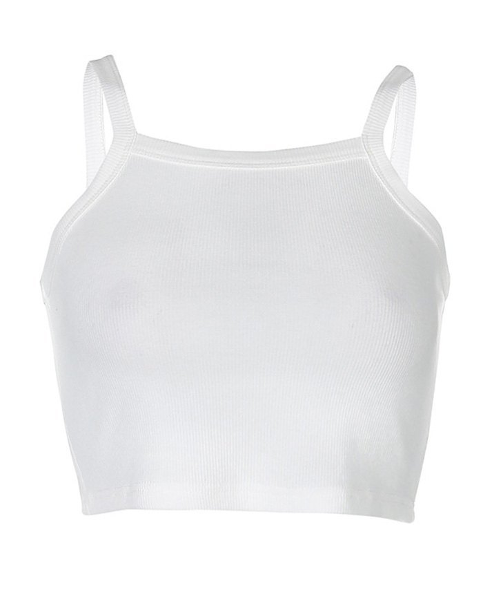 EMMIOL Rib Cropped Tank Top