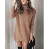 EMMIOL Rollkragenpullover-Pulloverkleid