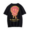 EMMIOL Herren Smiley Face Letter Print T-Shirt