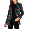 EMMIOL Reversible Tweed Plaid Blazer