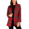 EMMIOL Reversible Tweed Plaid Blazer