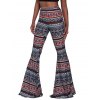 EMMIOL Pantalones acampanados estampados