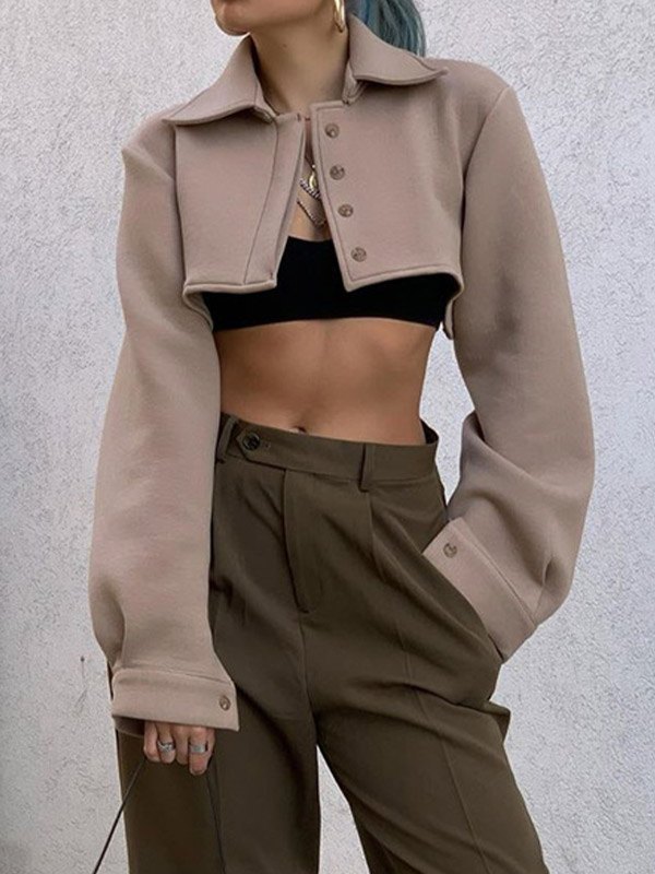 EMMIOL Chaqueta corta con botones