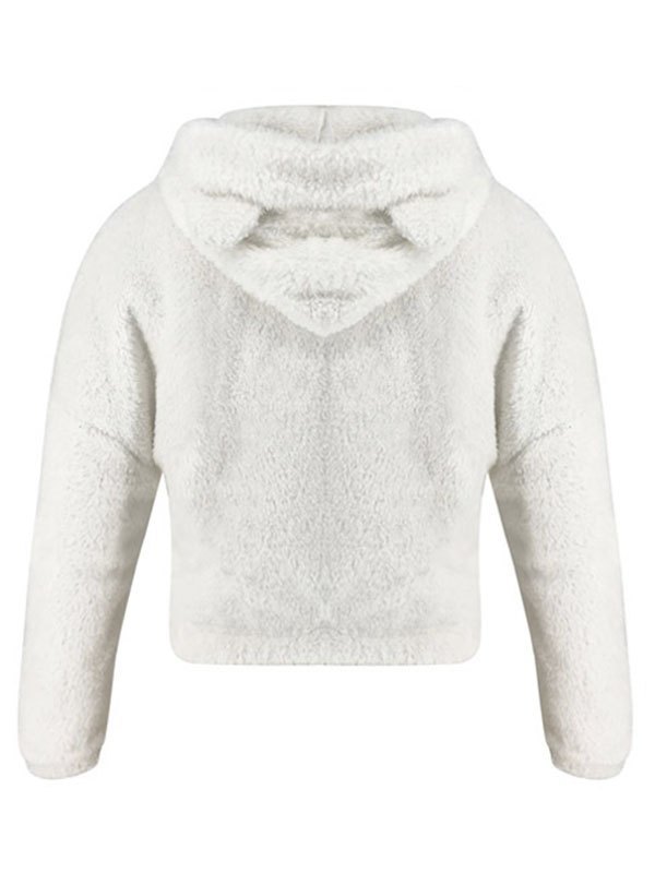 EMMIOL Fleece Cute Ear Sudadera con capucha