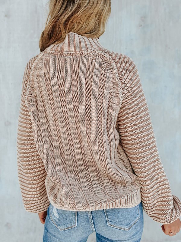 EMMIOL Maglione casual pullover dolcevita