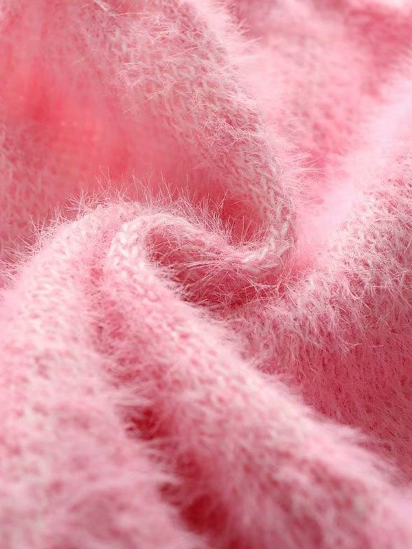 EMMIOL Top estilo camisola palabra de honor de pata de gallo