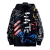 EMMIOL Men's Graffiti Print Hoodie