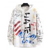 EMMIOL Men's Graffiti Print Hoodie
