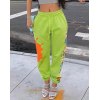 EMMIOL Pantalones jogger con estampado de dibujos animados