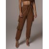 EMMIOL Pantalones jogger con bolsillos laterales