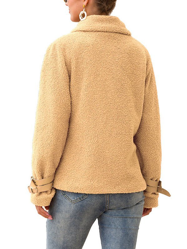 EMMIOL Teddy Fleece Bikerjacke