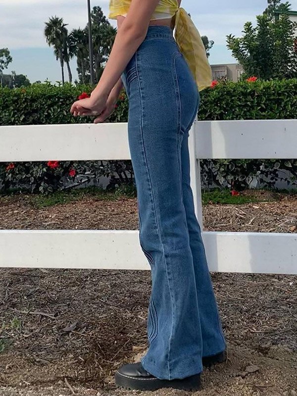 EMMIOL Vintage Mid Rise Slim Jeans