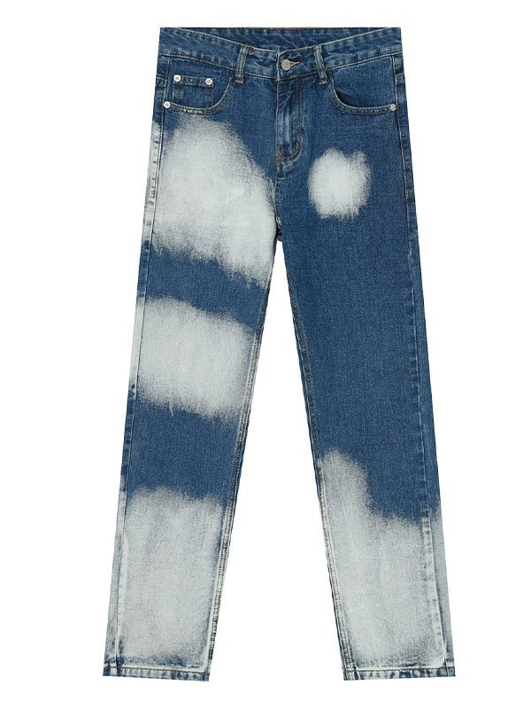EMMIOL Men's Tie Dye Straight Jeans