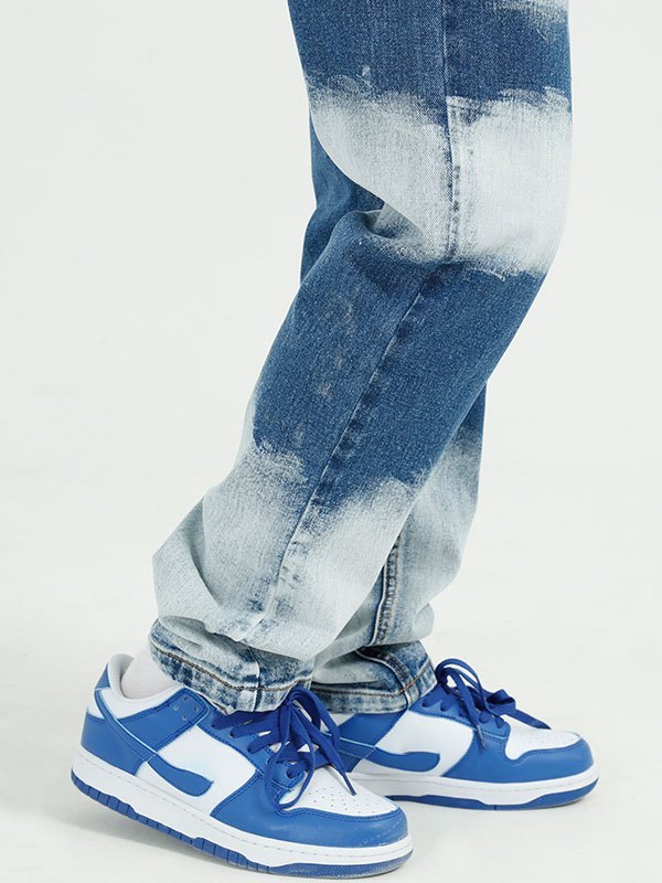 EMMIOL Men's Tie Dye Straight Jeans