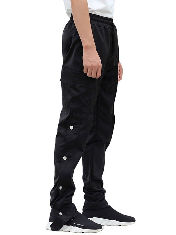 EMMIOL Pantalones cargo con botones para hombre