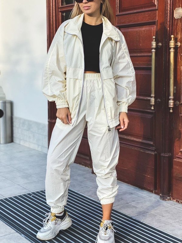 EMMIOL Zip Up Casual Tracksuit Set