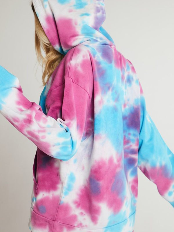 EMMIOL Tie Dye Tracksuit Two-Piece Outfit