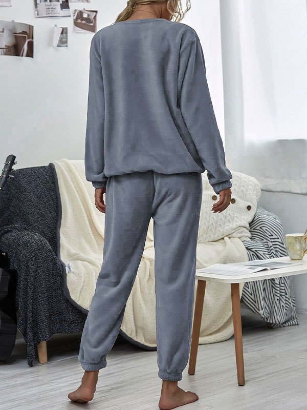 EMMIOL Set loungewear in caldo pile