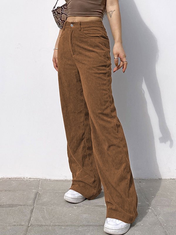 EMMIOL Vintage Corduroy Baggy Pants