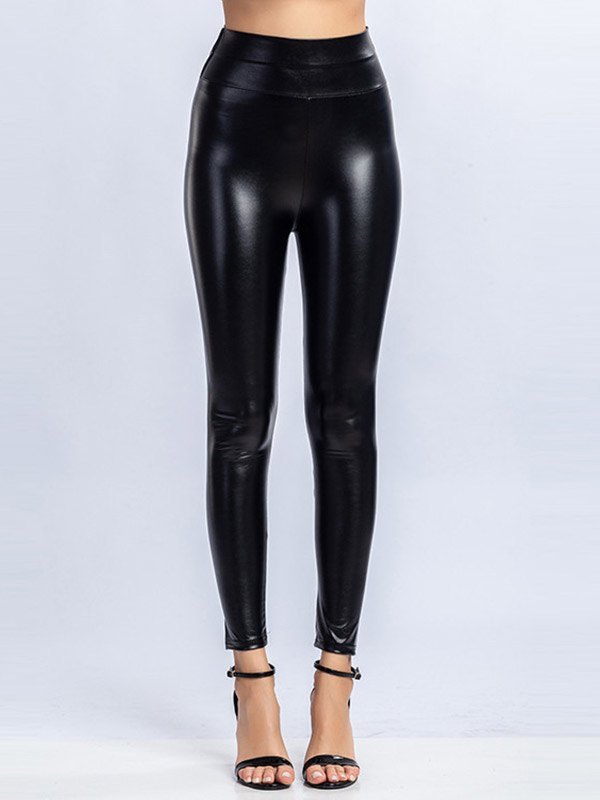 EMMIOL Pu Leather Stretch Legging